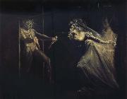 Henry Fuseli Lady Macbeth Seizing the Daggers oil painting artist